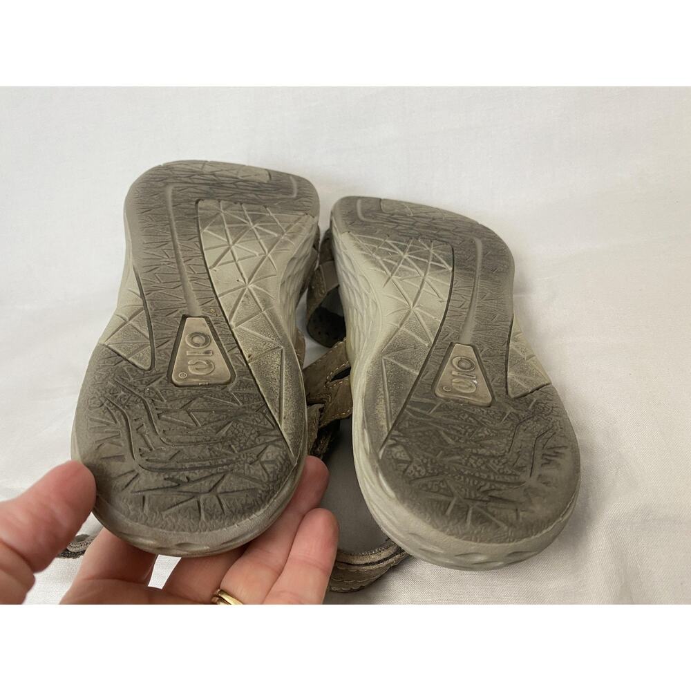 Earth Origins Sandal Women 9 Brown Suede Leather Strappy Westfield Wendy Granola - Picture 12 of 14